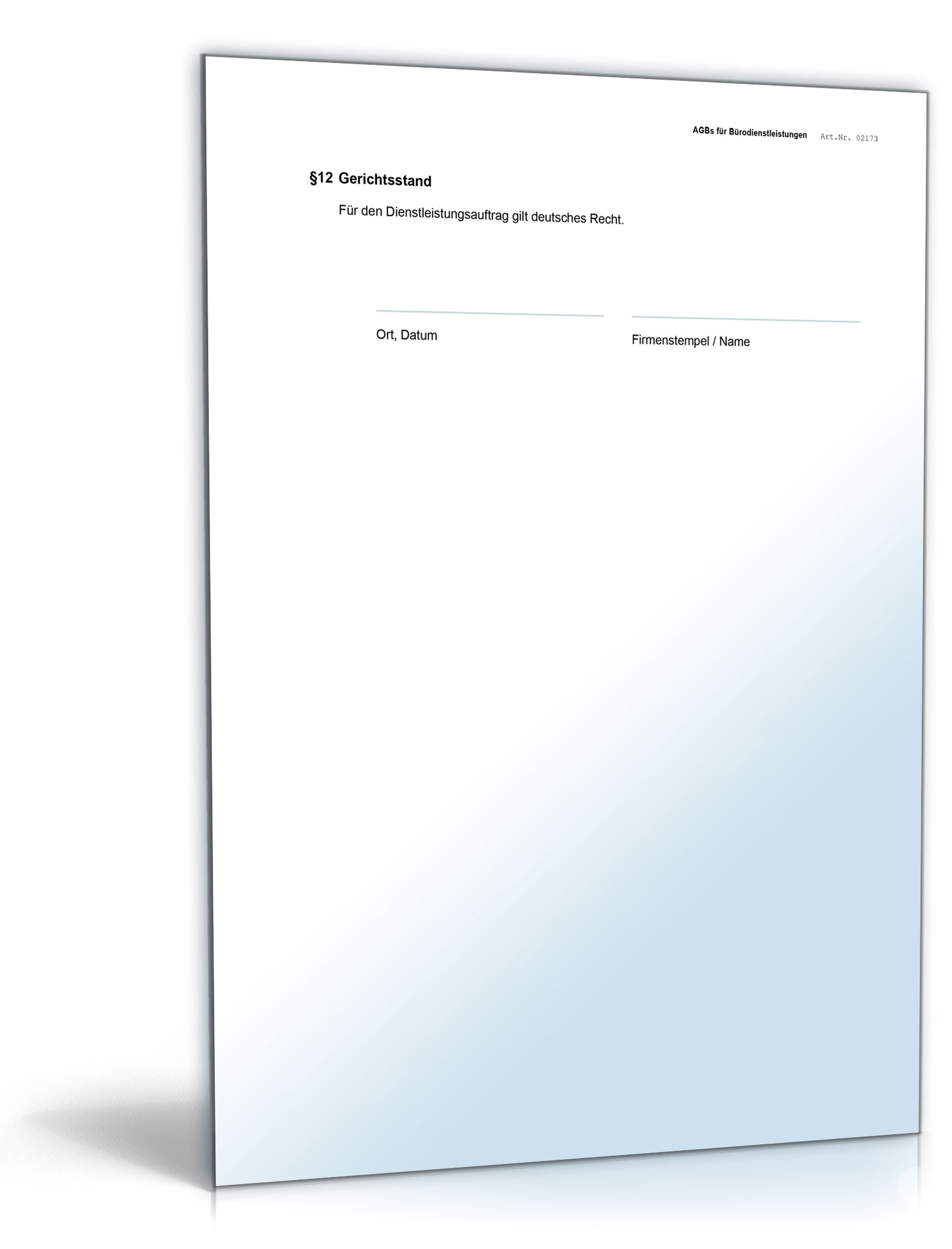 AGB Bürodienstleistungen Word. Seite: 5