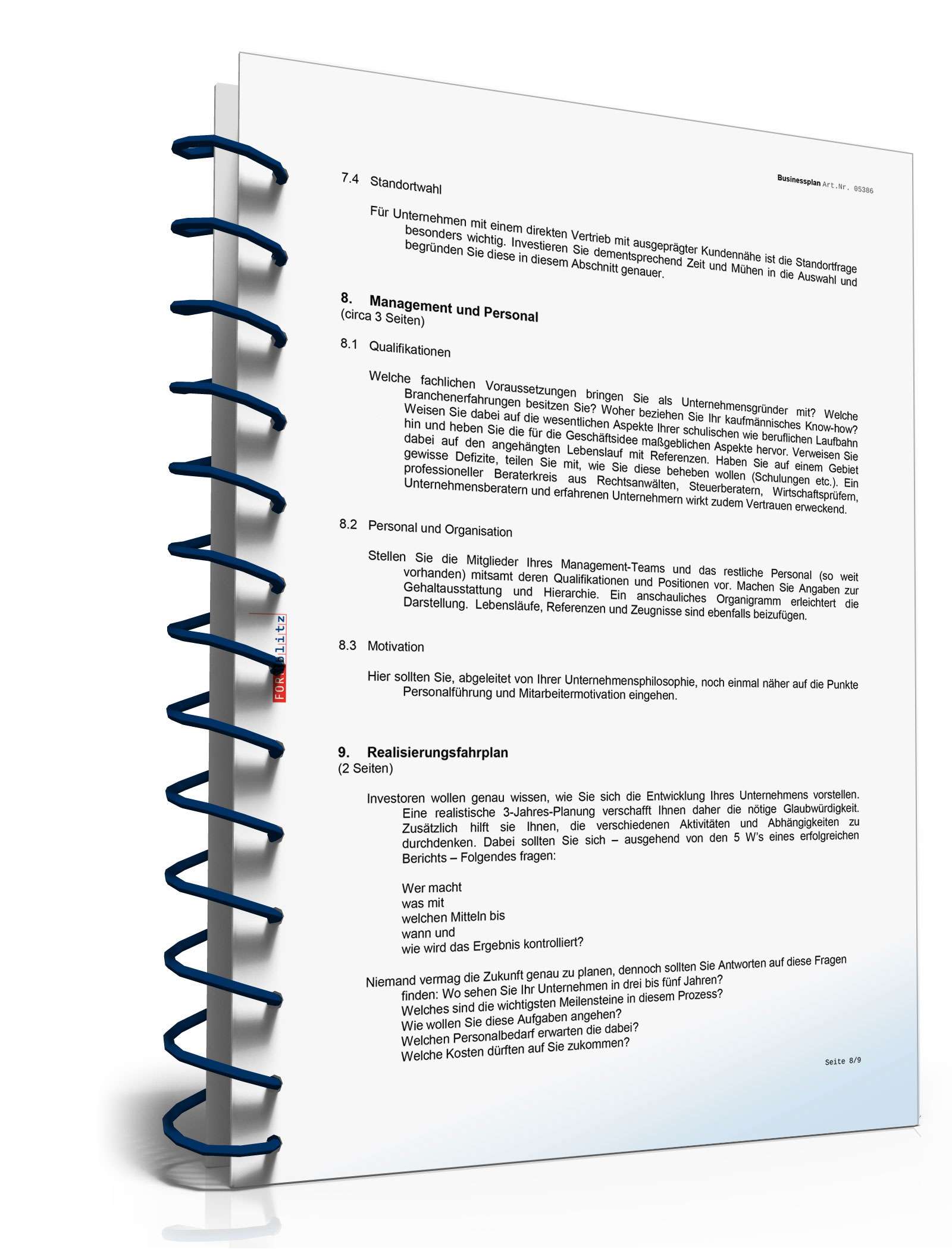 Businessplan Existenzgründung Excel. Seite: 12