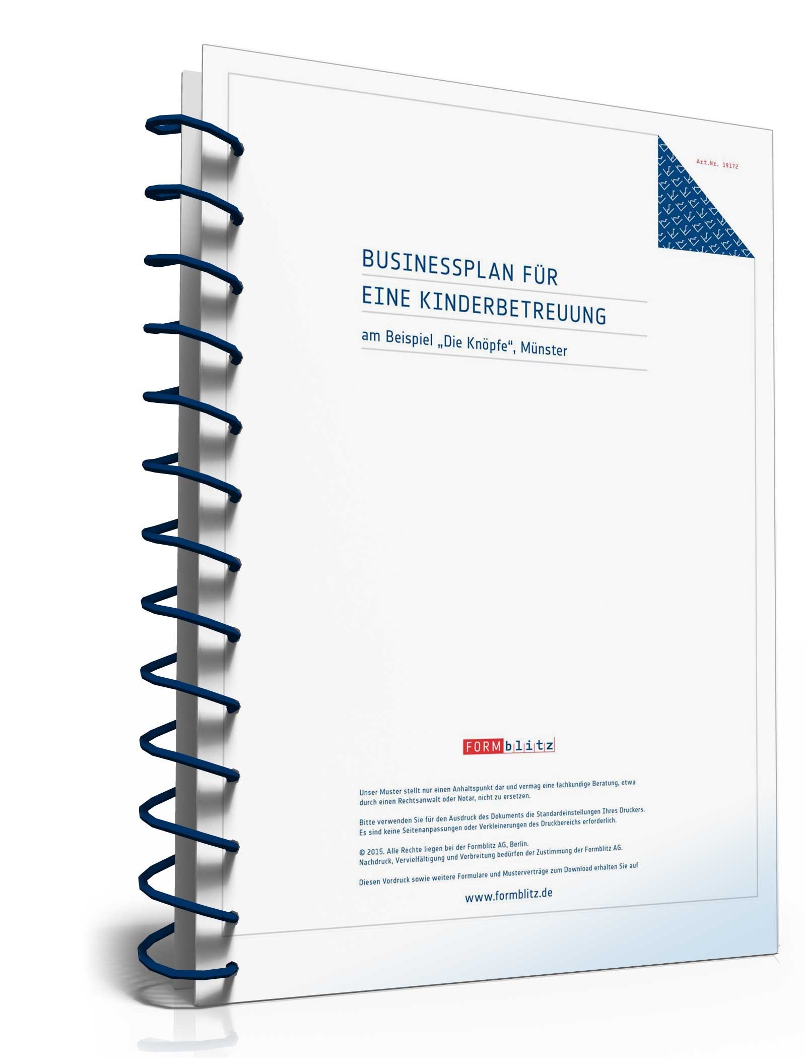 Businessplan Kinderbetreuung Excel. Seite: 6
