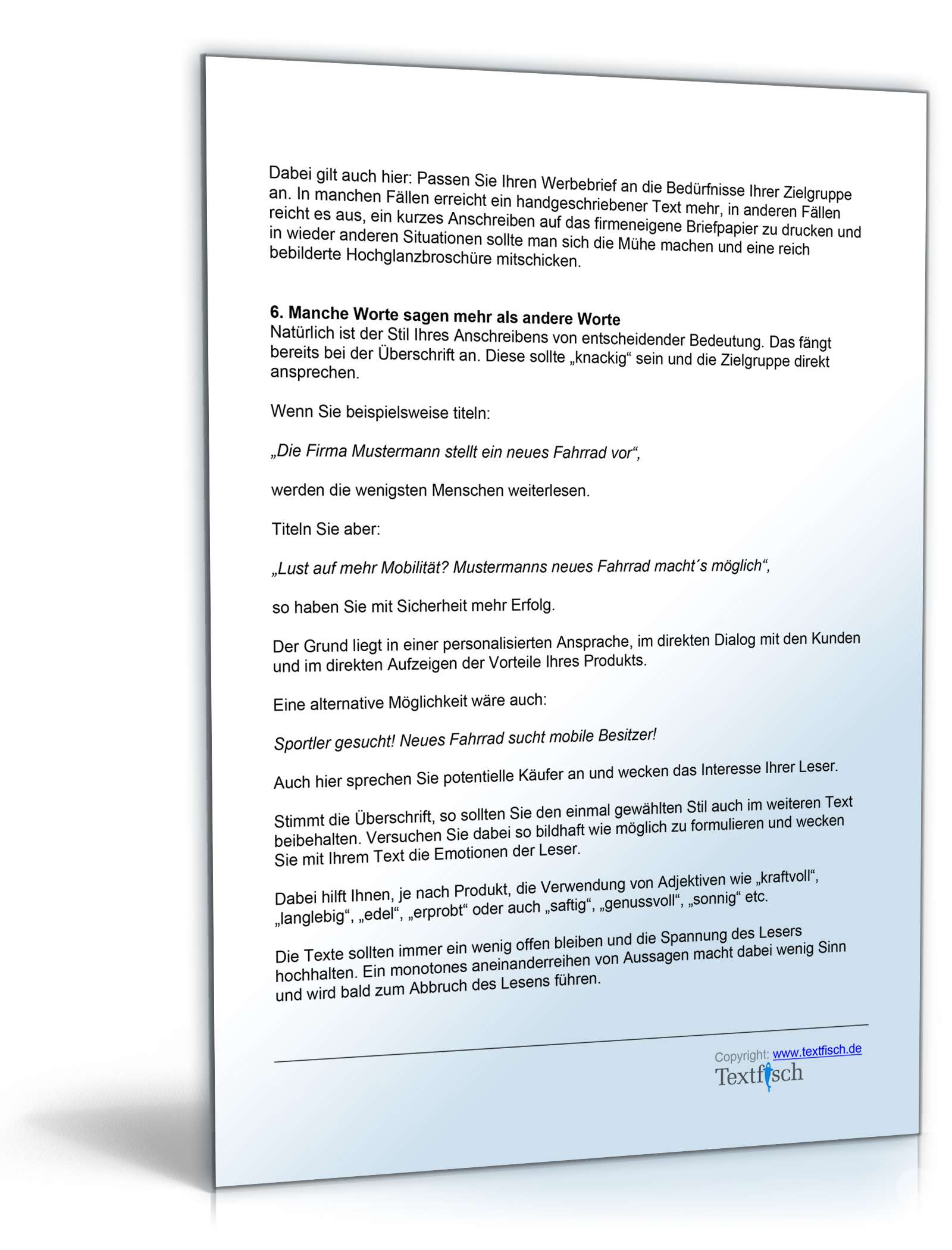 Sponsoringschreiben Sportverein Word. Seite: 8