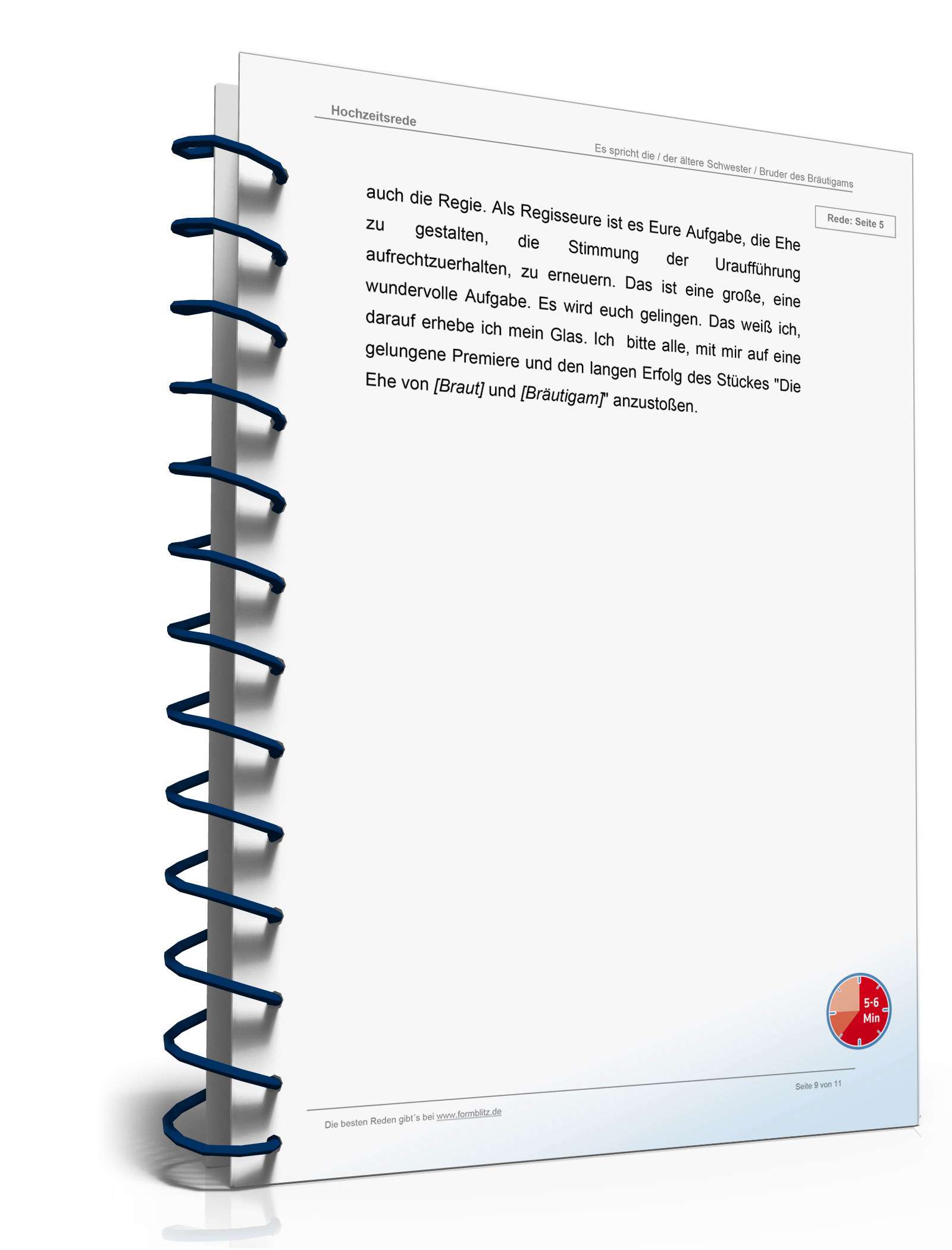 Hochzeitsrede ältere Geschwister des Bräutigams Word. Seite: 9