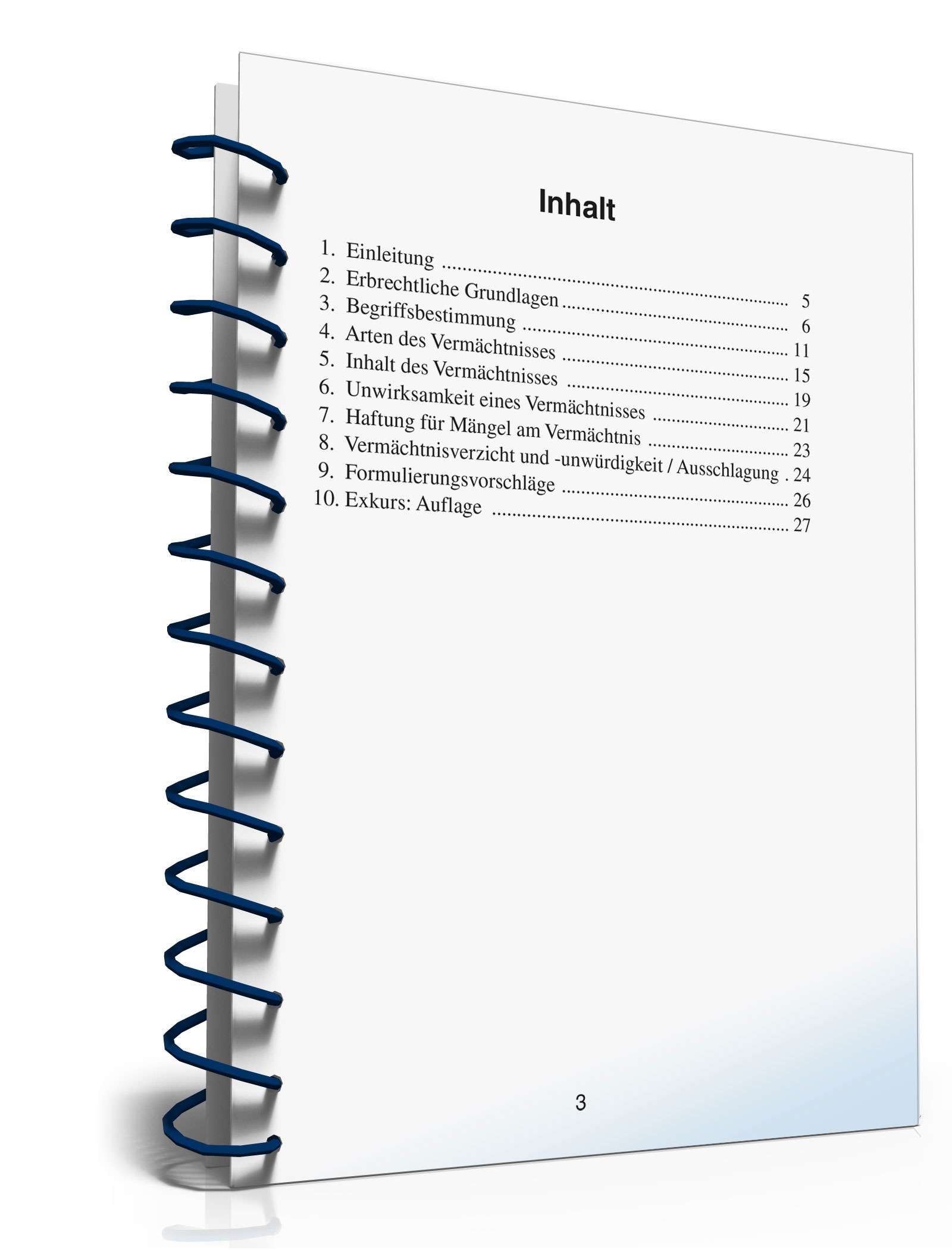 Ratgeber Vermächtnis PDF. Seite: 3