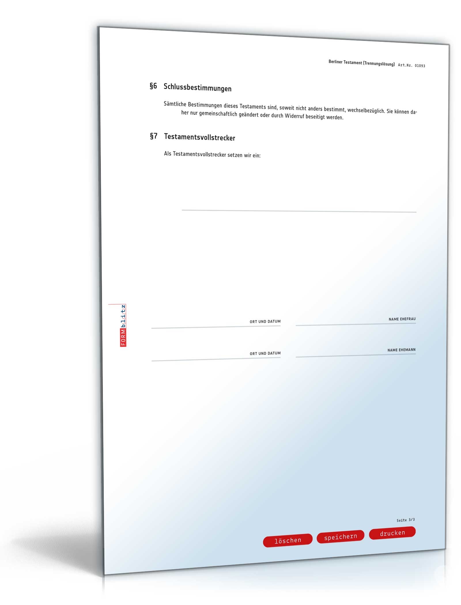 Berliner Testament Trennungslösung PDF. Seite: 3