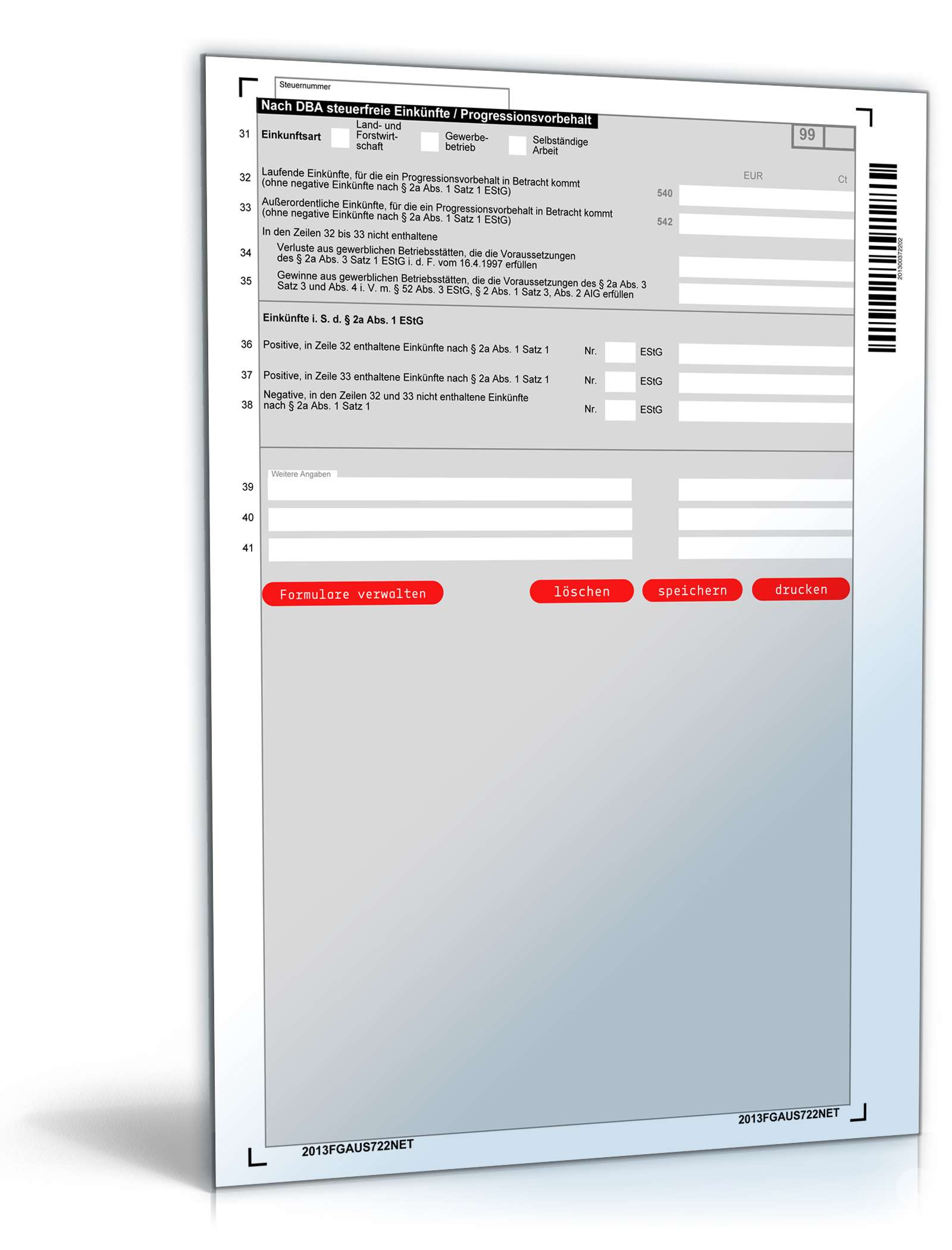 Anlage FG-AUS 2013 PDF. Seite: 2