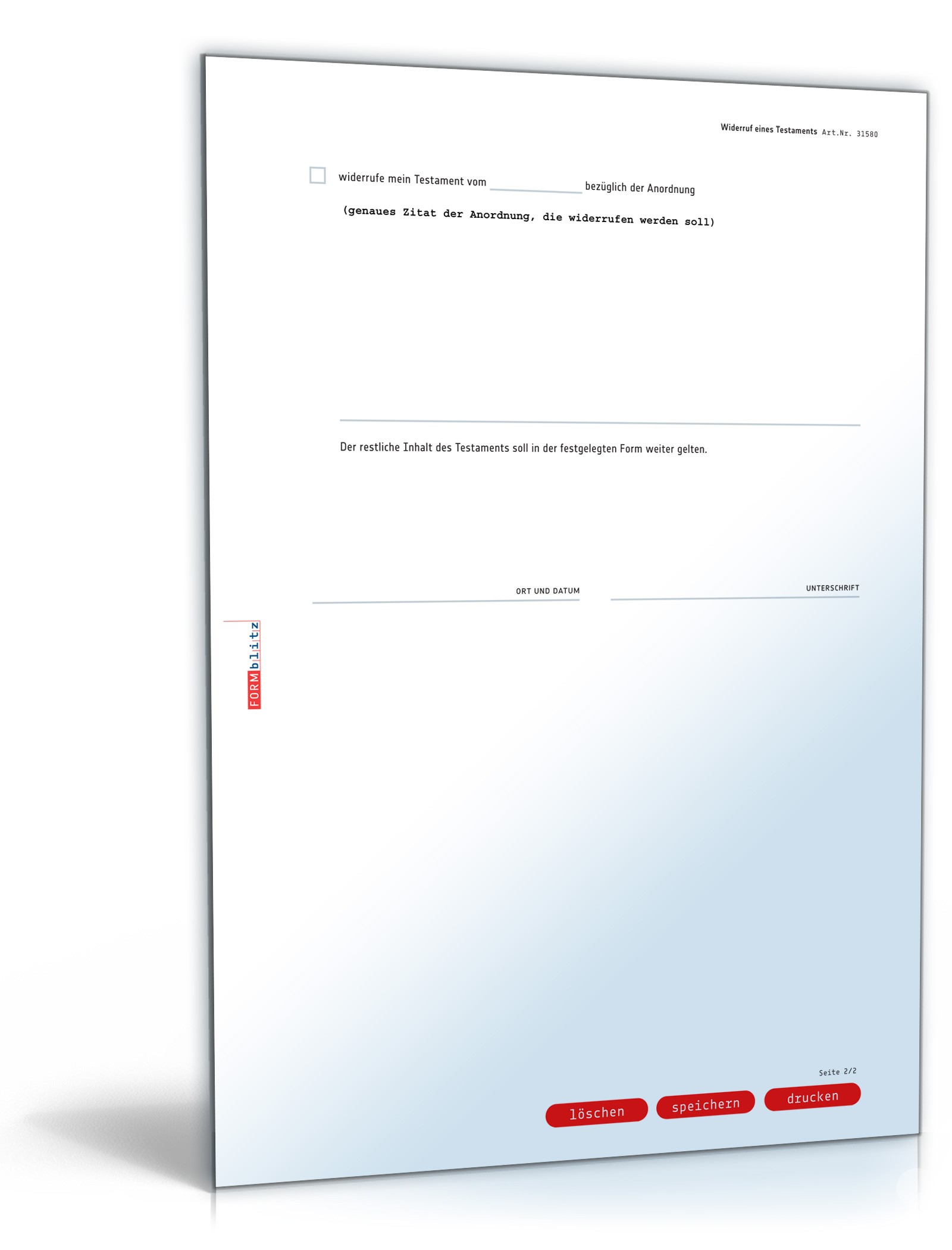 Widerruf Testament PDF. Seite: 2