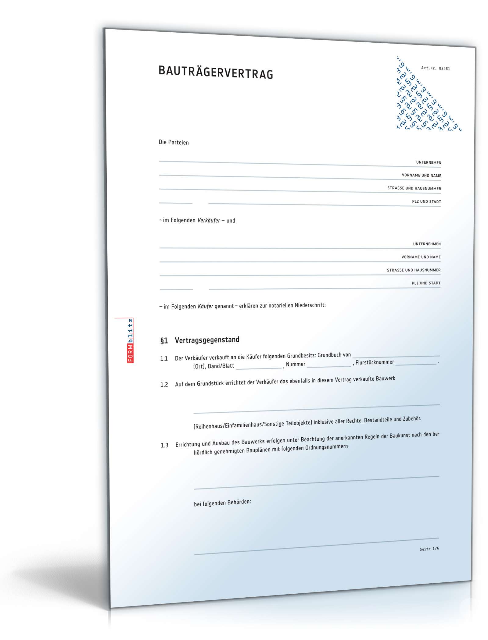 Bauträgervertrag PDF