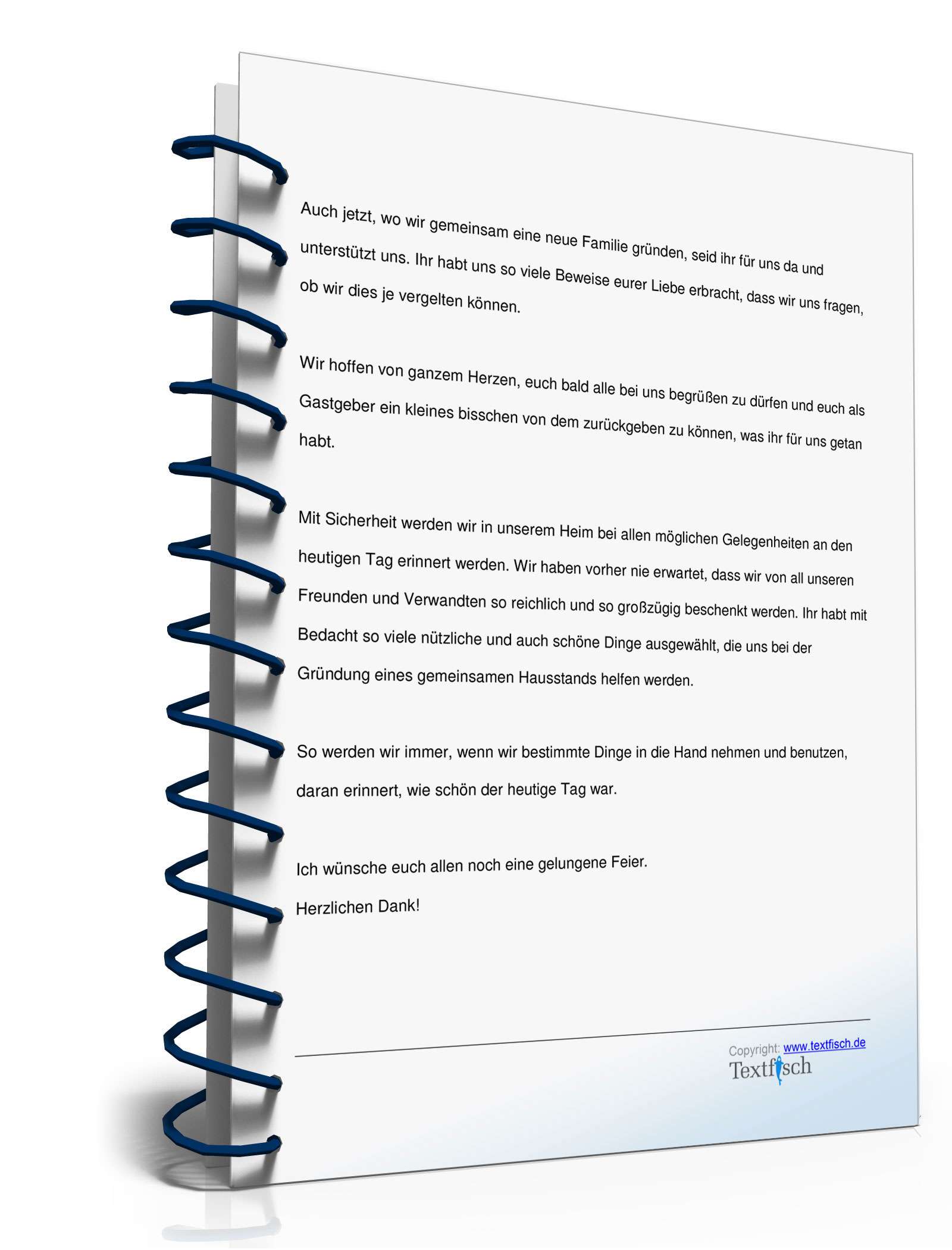 Hochzeitsrede Dankesrede des Bräutigams PDF. Seite: 3