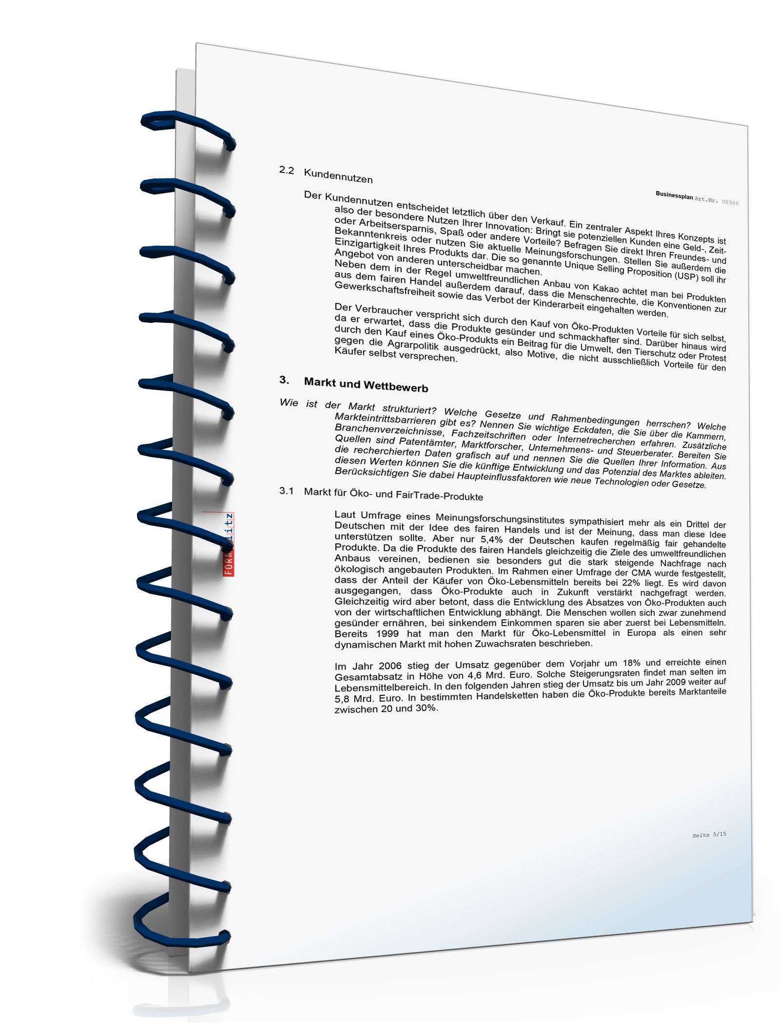 Businessplan Im- und Exportunternehmen Excel. Seite: 4