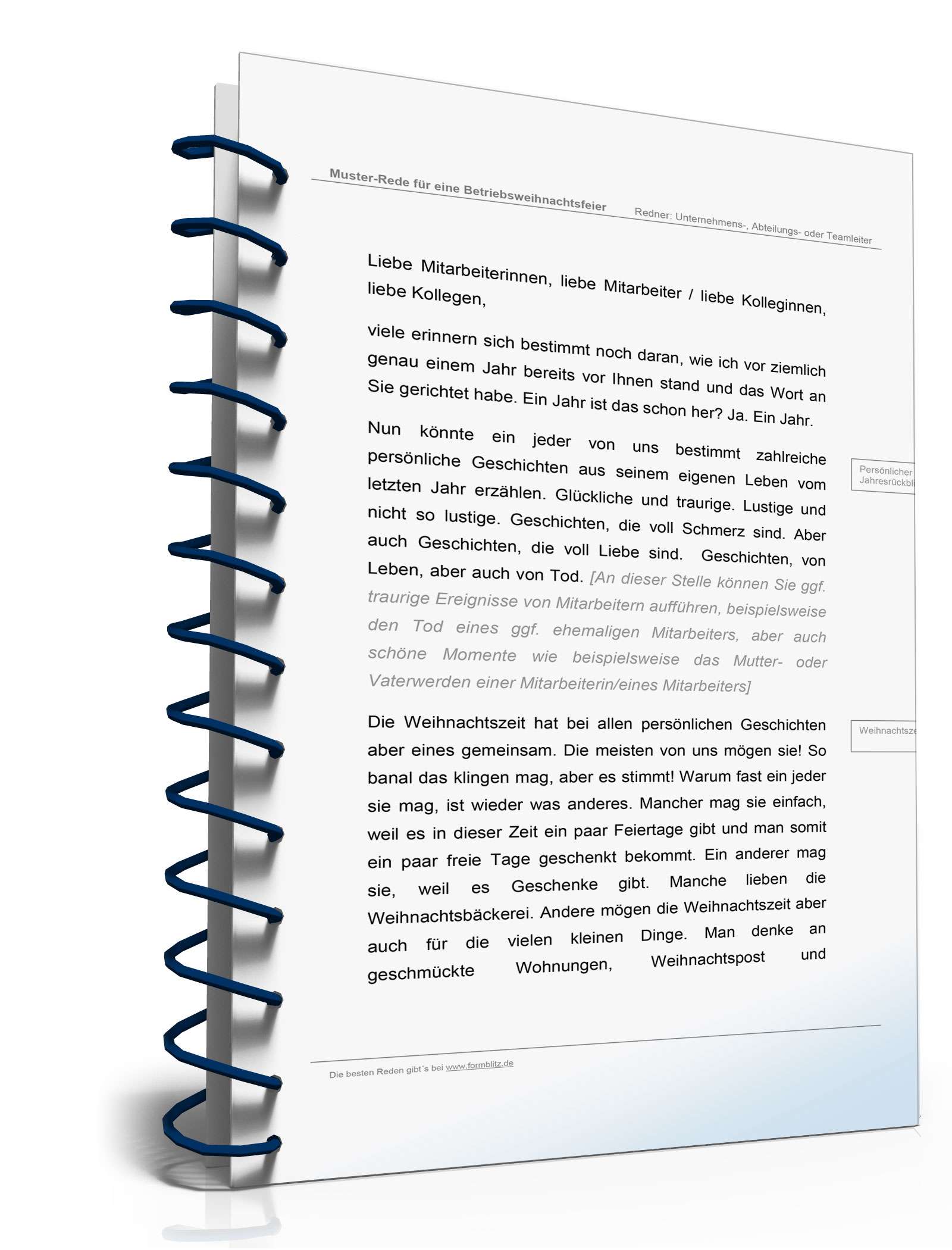 Das Weihnachtsfeier-Paket Excel. Seite: 10