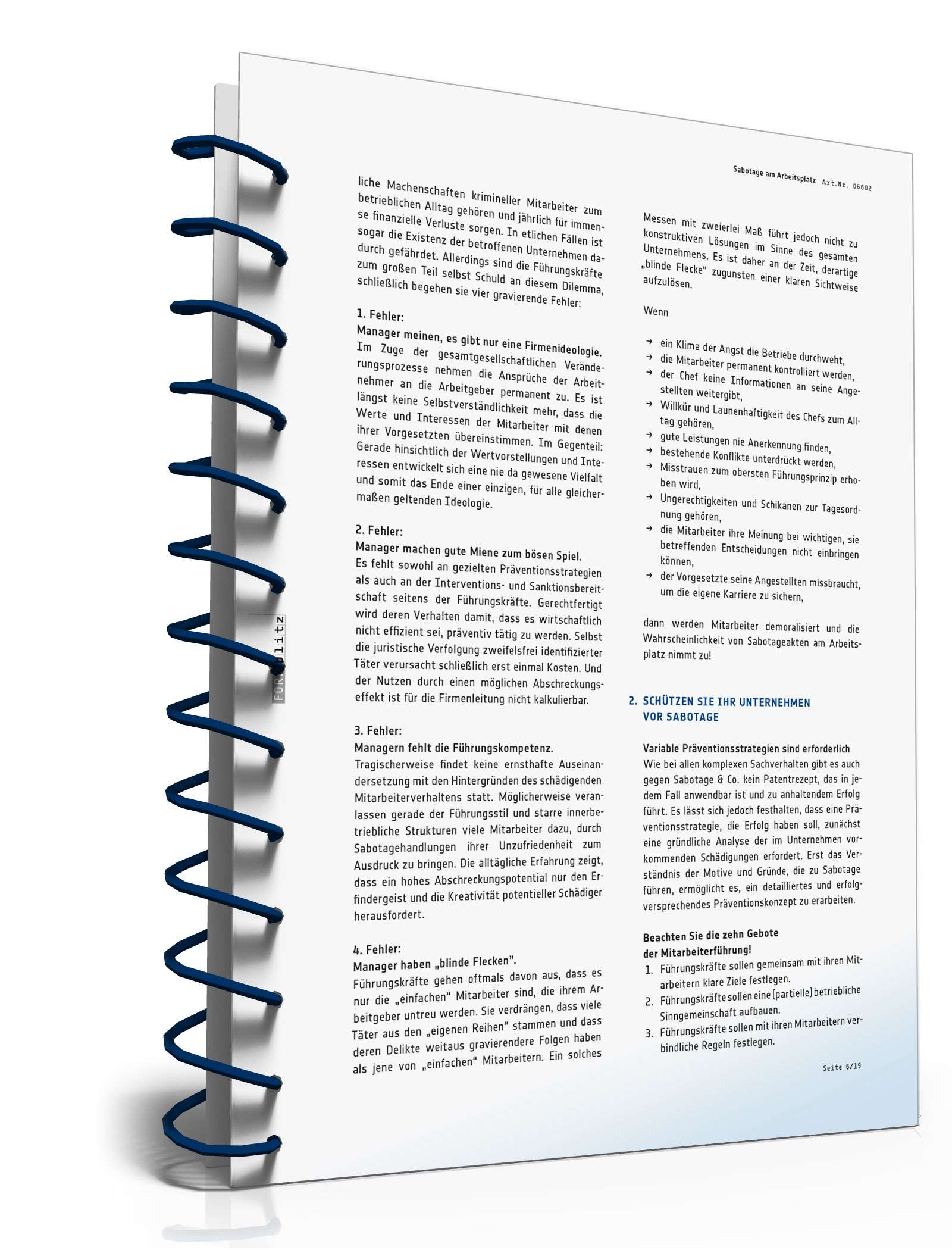 Ratgeber Sabotage Arbeitsplatz PDF. Seite: 7