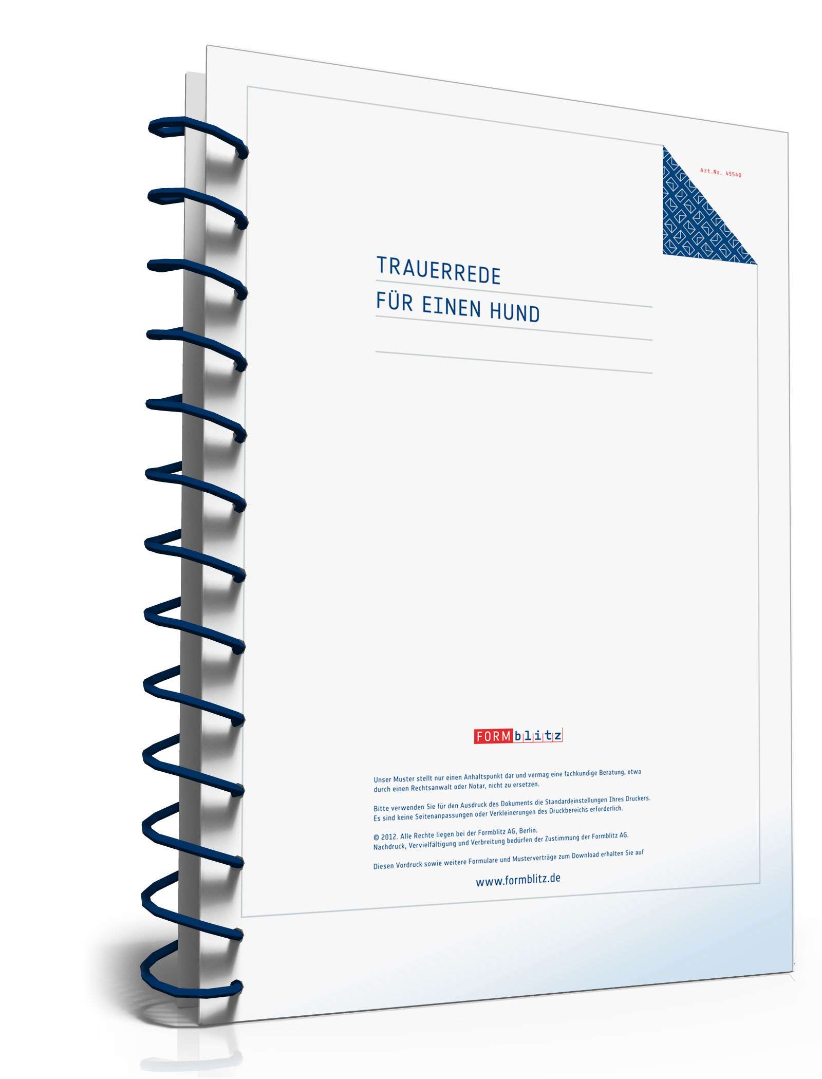 Trauerrede für einen Hund Word