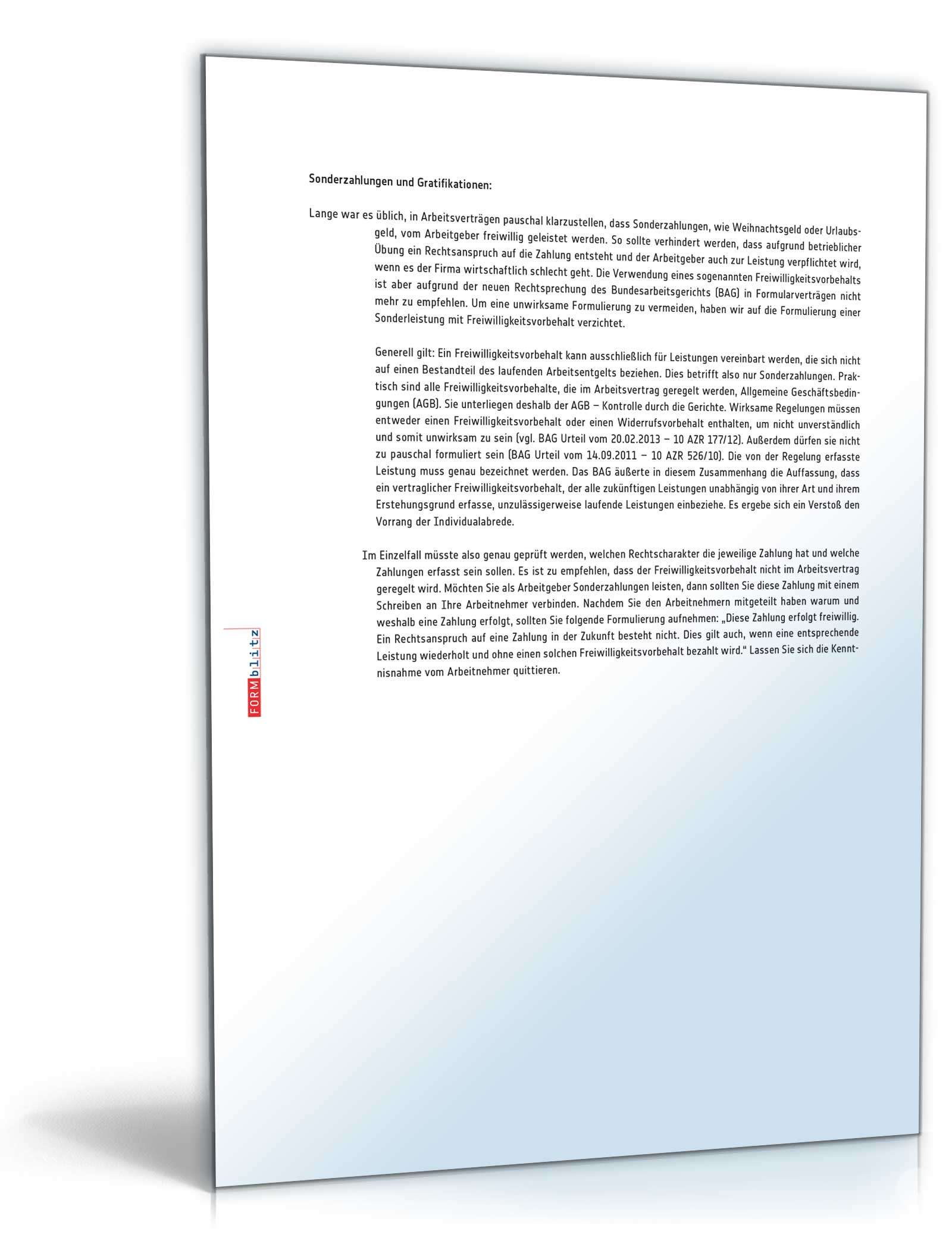 Arbeitsvertrag Gleitzone PDF. Seite: 4