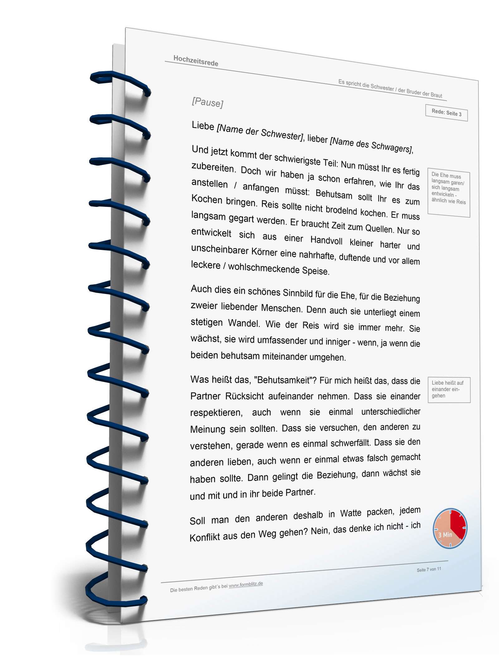Hochzeitsrede Schwägerschaft an Brautpaar Word. Seite: 7