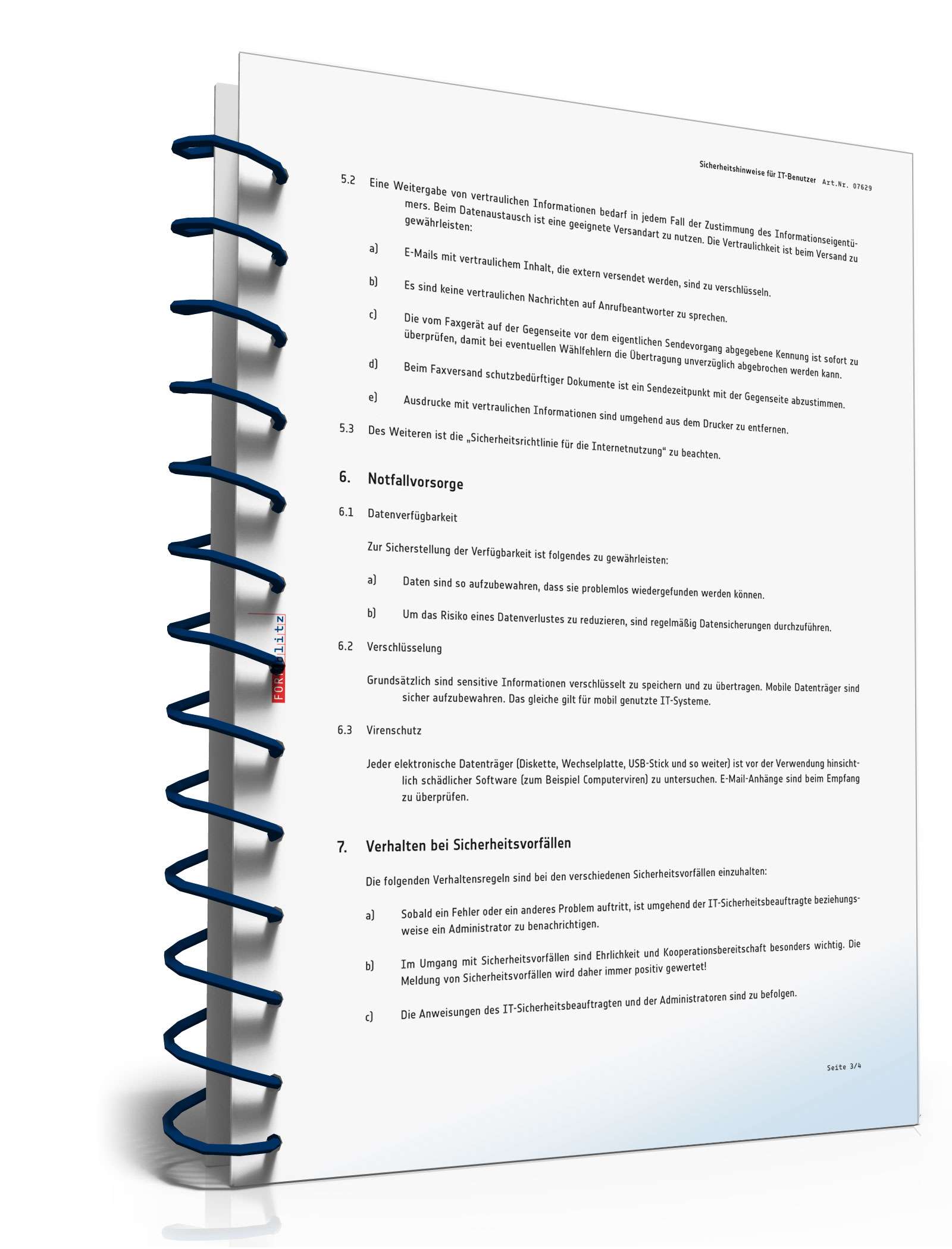 Sicherheitshinweise für IT-Benutzer PDF. Seite: 4