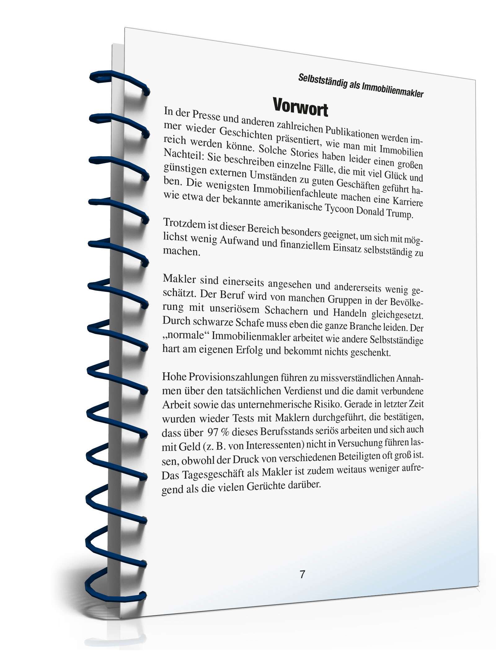 Selbstständig als Immobilienmakler PDF. Seite: 7
