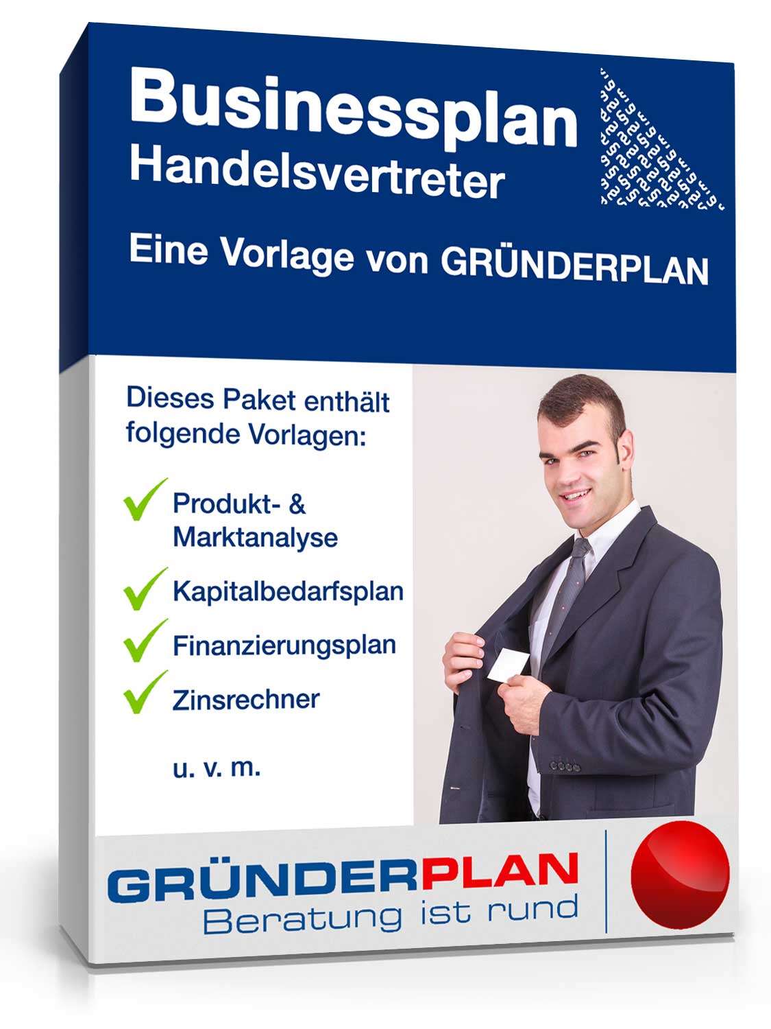 Businessplan Handelsvertreter von Gründerplan Excel