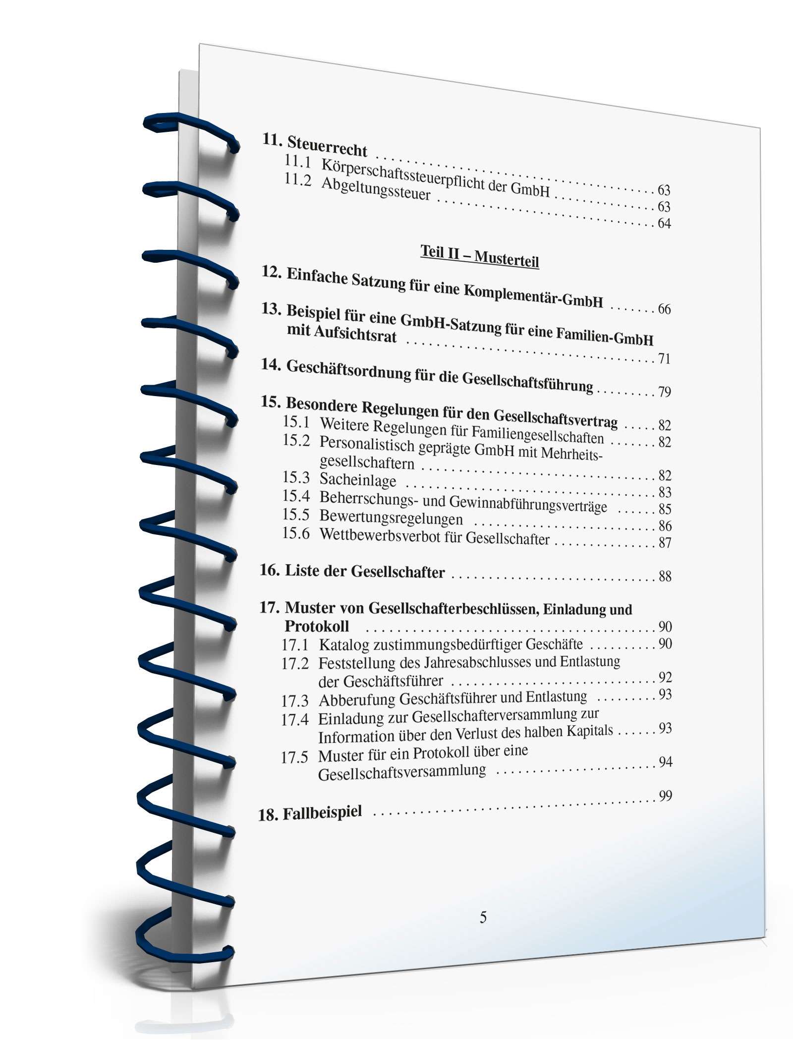 Ratgeber Gesellschaftsvertrag GmbH PDF. Seite: 5