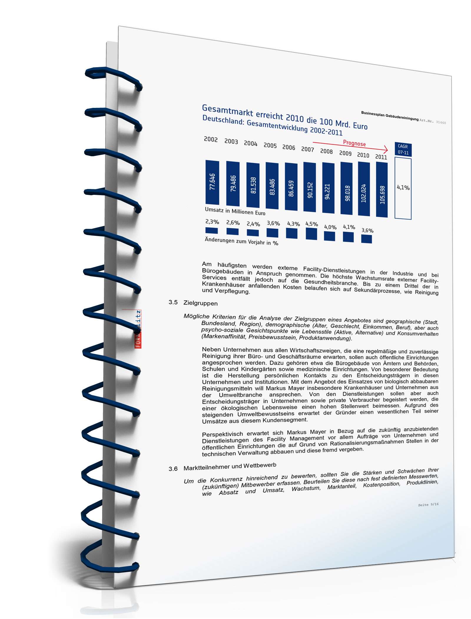 Businessplan Gebäudereinigung Excel. Seite: 8