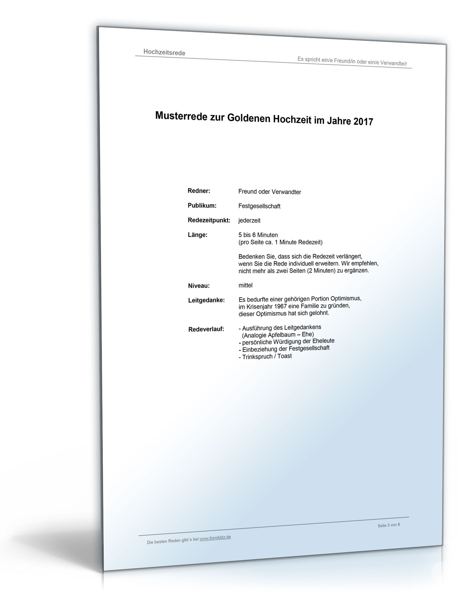 Rede Goldene Hochzeit Word. Seite: 3