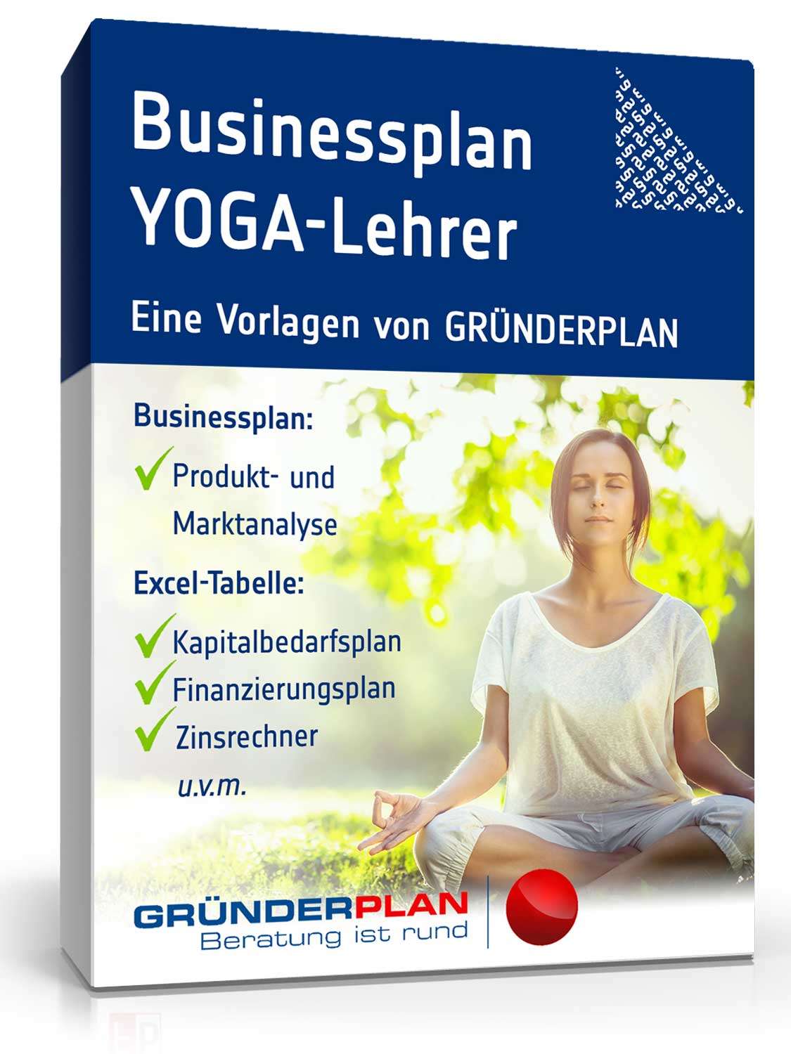 Businessplan YOGA-Lehrer von Gründerplan Excel