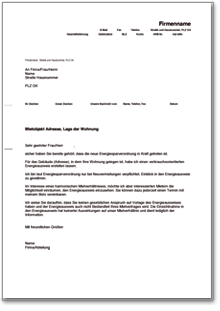 Informationsauskunft Energieausweis Word