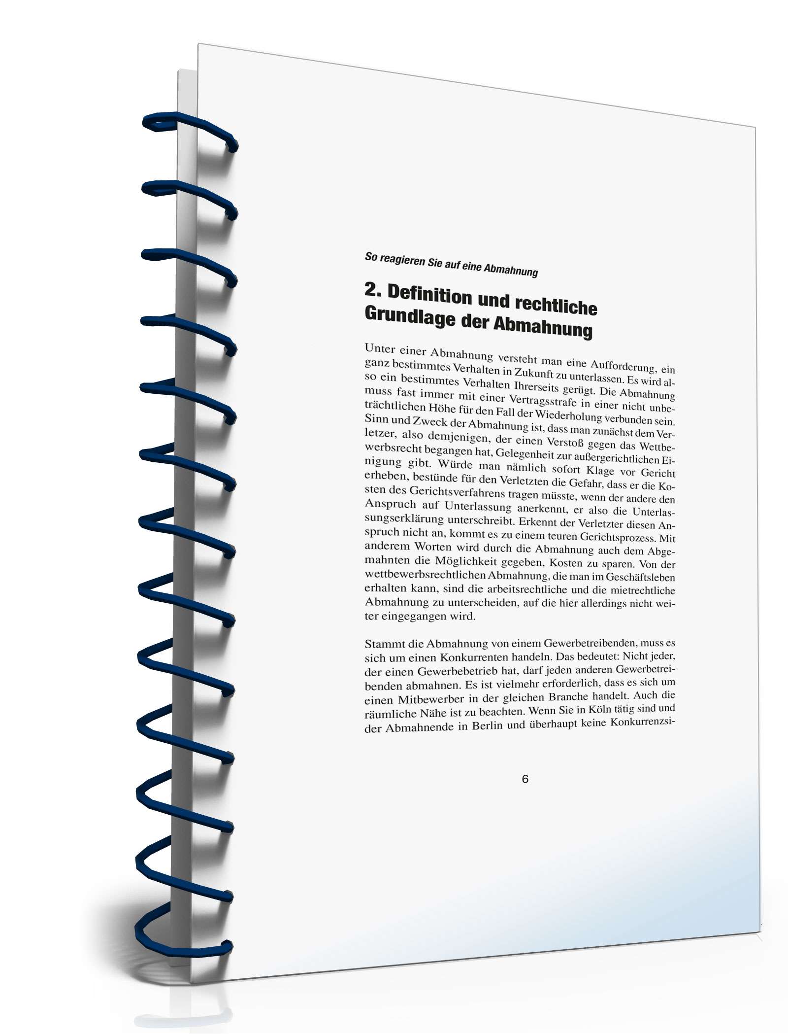 Ratgeber Reaktion Abmahnung PDF. Seite: 6