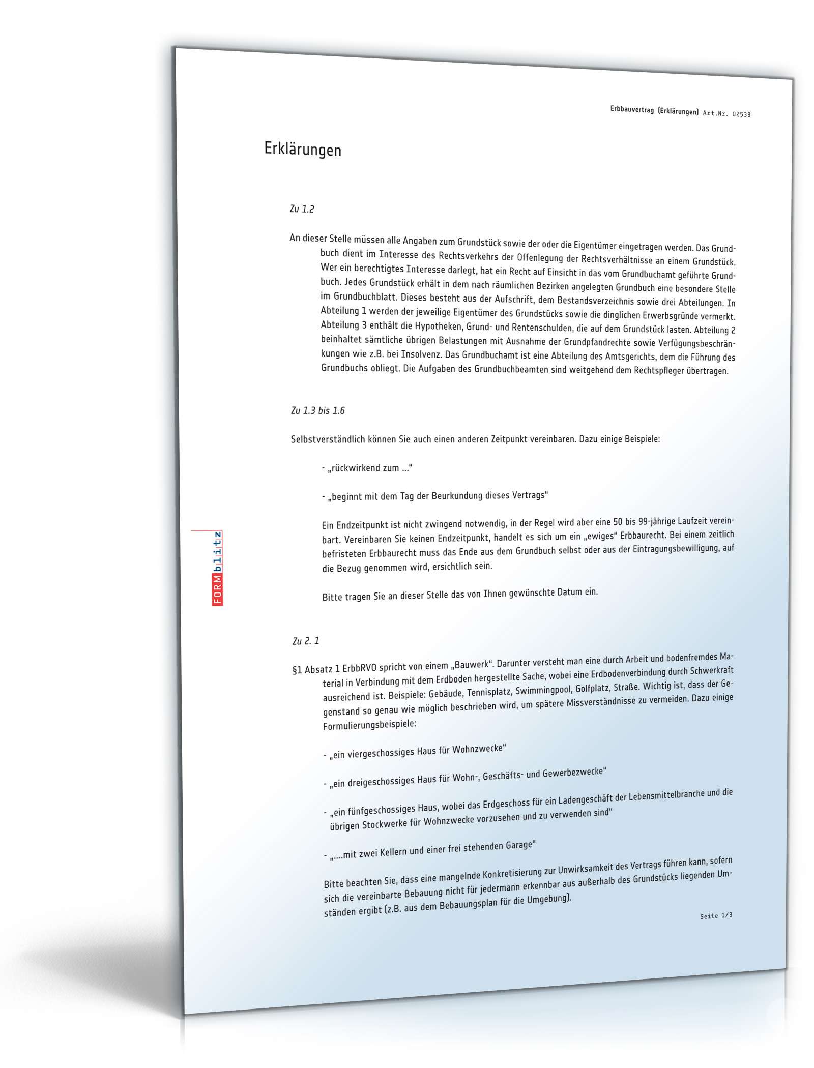 Erbbauvertrag PDF. Seite: 8