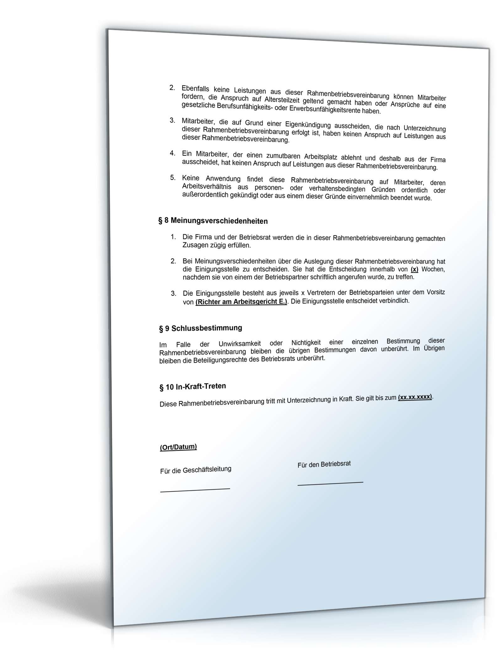 Betriebsvereinbarung Umstrukturierung PDF. Seite: 5