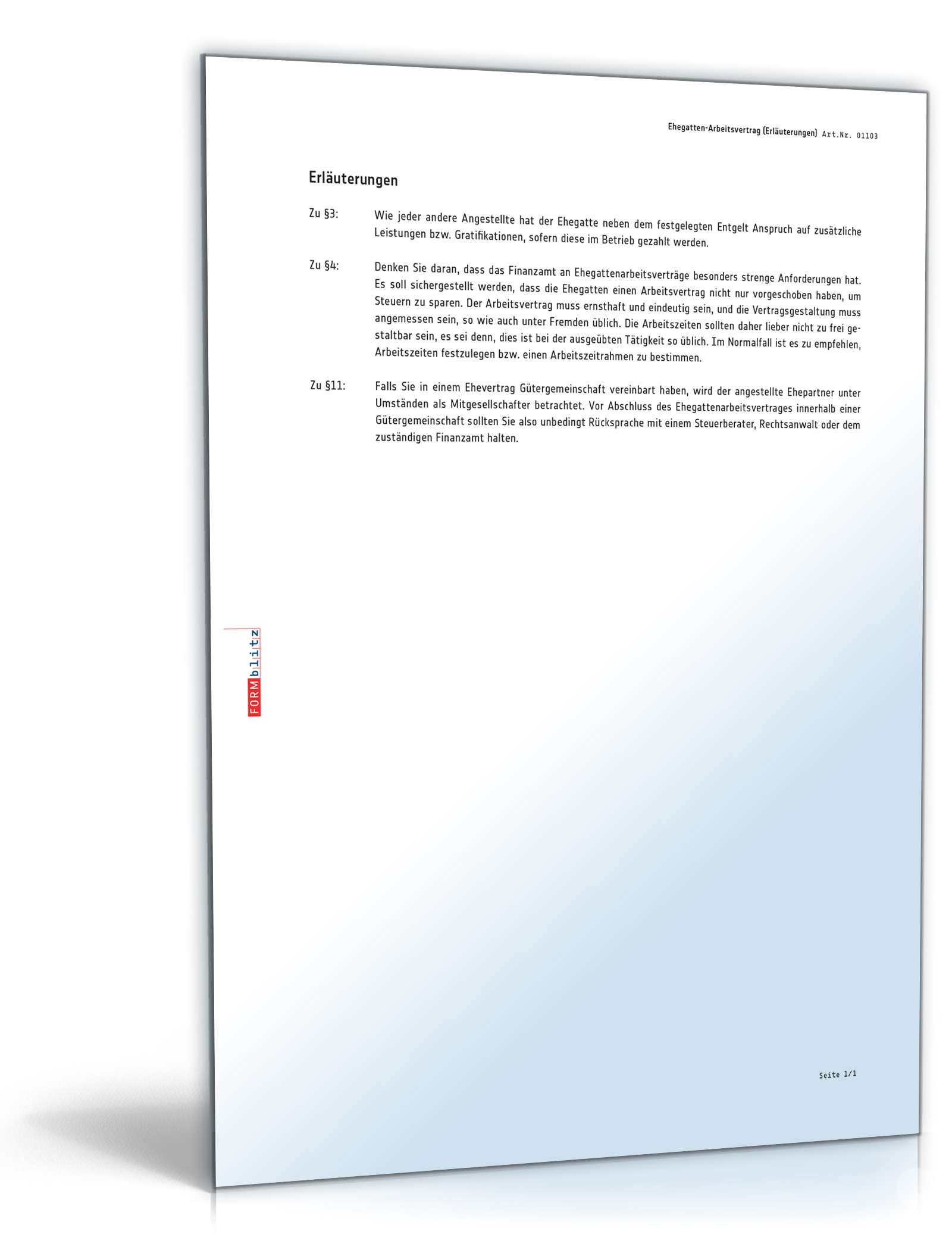 Ehegatten-Arbeitsvertrag PDF. Seite: 6