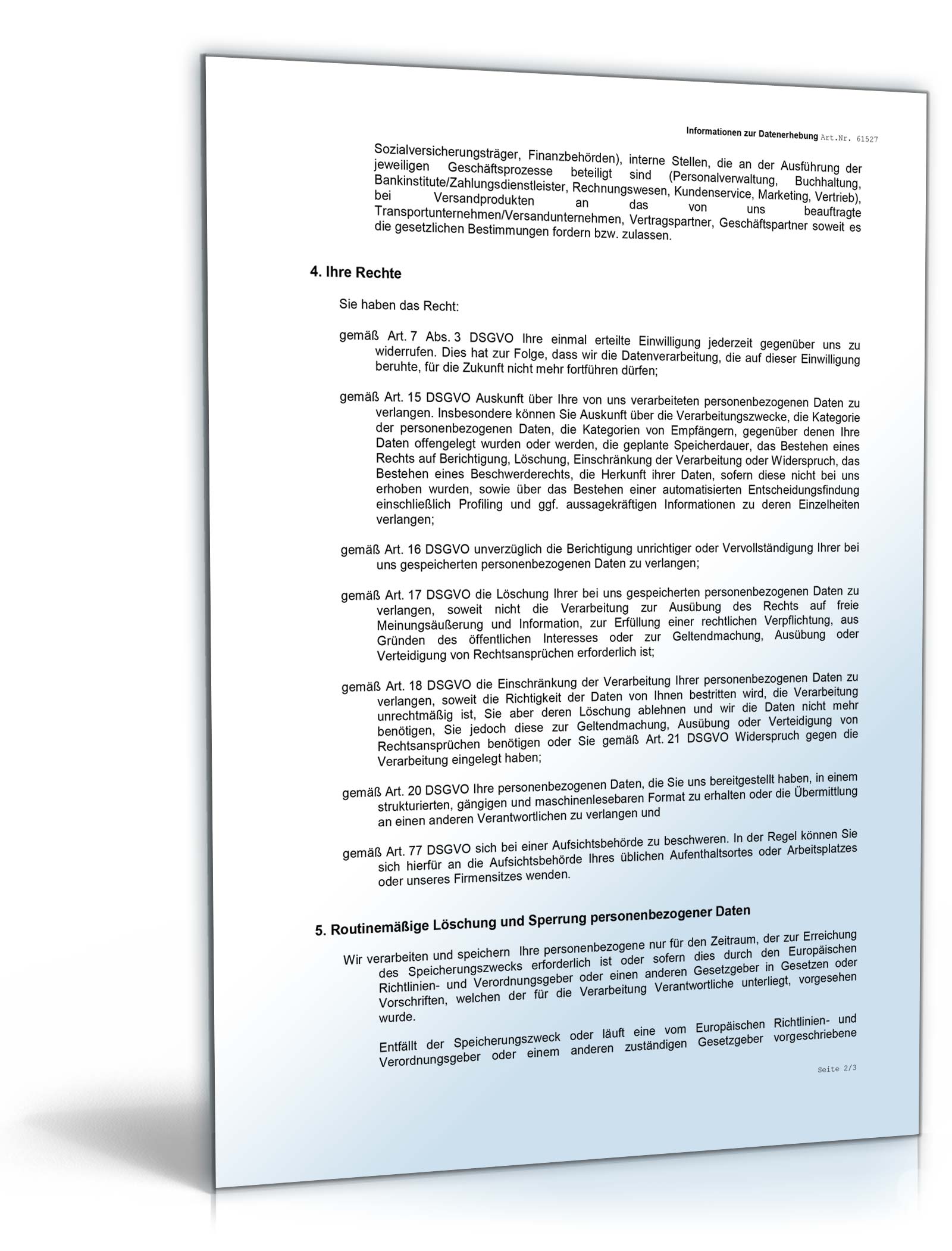 Das große Datenschutz-Paket Excel. Seite: 5