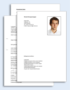 Bewerbungs-Paket Hauptschulabschluss mit abgeschlossener Ausbildung  Excel