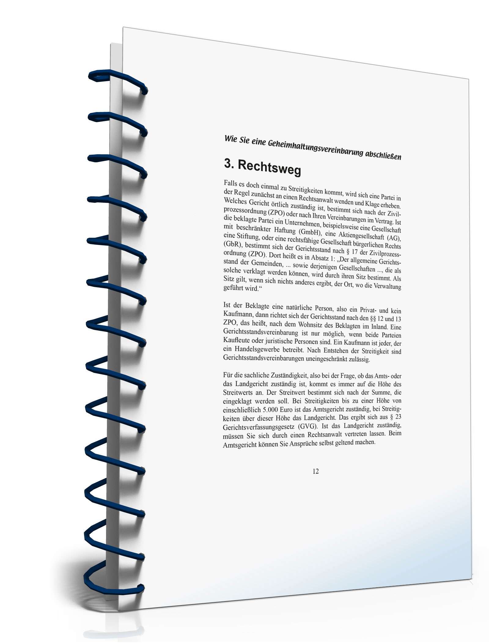 Wie Sie eine Geheimhaltungsvereinbarung abschließen PDF. Seite: 12