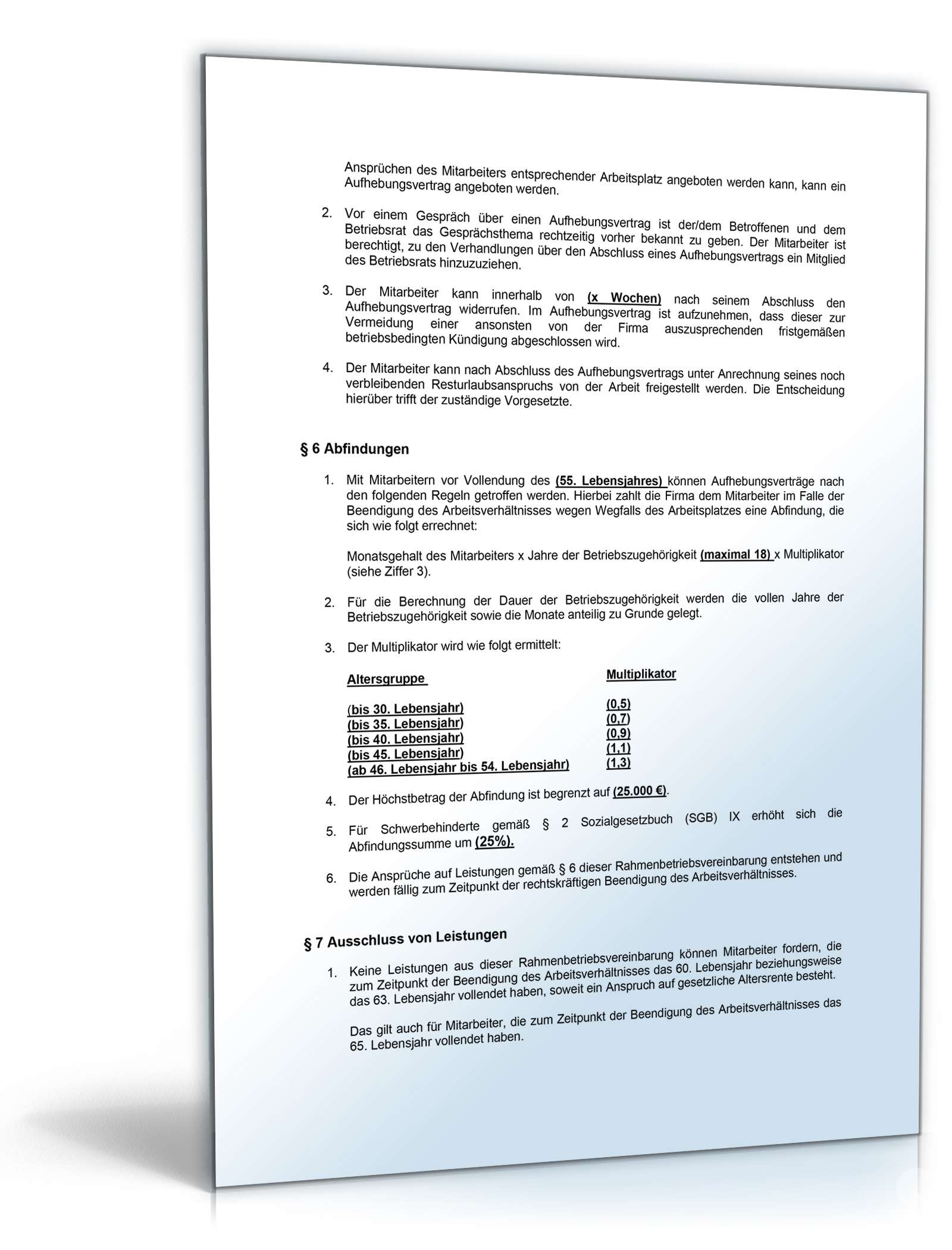 Betriebsvereinbarung Umstrukturierung PDF. Seite: 4