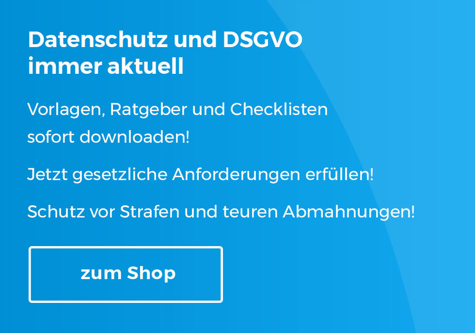 DSGVO Vorlagen als Download