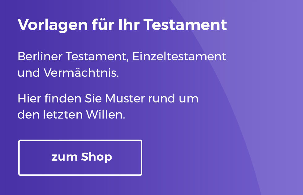 Vorlagen für Testamente